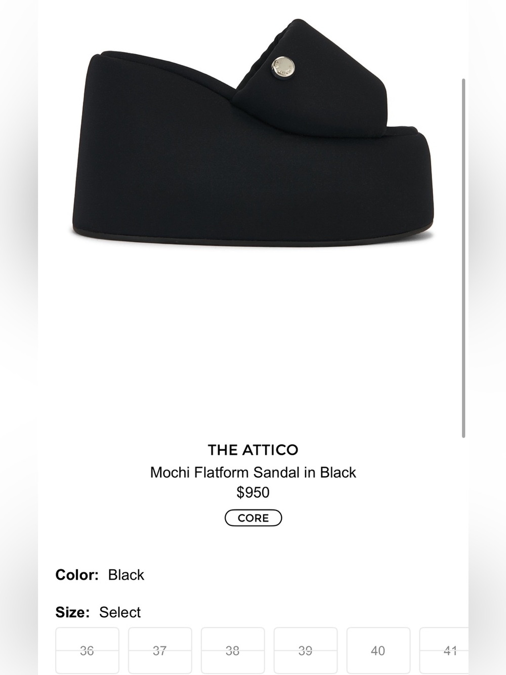 ATTICO PLATFORMS authentic